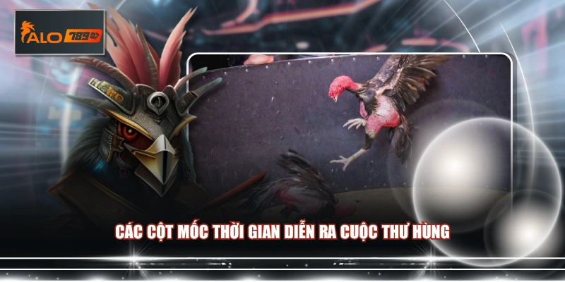 Các cột mốc thời gian diễn ra cuộc thư hùng