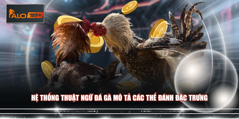Hệ thống thuật ngữ đá gà mô tả các thế đánh đặc trưng